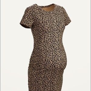 🌿Maternity Leopard Dress